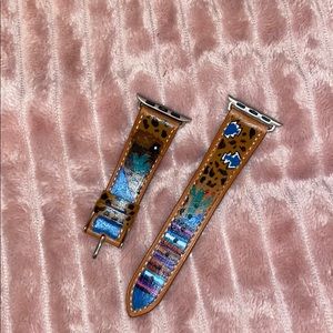 Custom painted Apple Watch Band